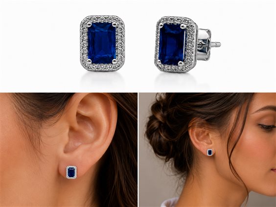 Orecchini Ultima Edizione Donna in Argento OAO6030-BLU - OAO6030-BLU